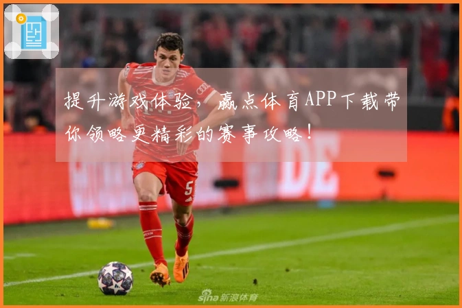 提升游戏体验，赢点体育APP下载带你领略更精彩的赛事攻略！