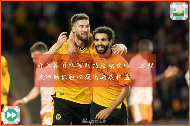 开云体育PC官网的活动攻略：这些技巧助你轻松提高游戏收益